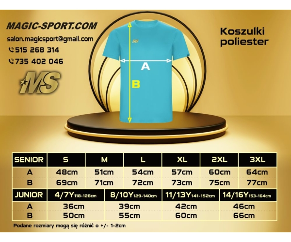 KOSZULKA MAGIC-SPORT CHALLENGE + NADRUK (HERB) SR